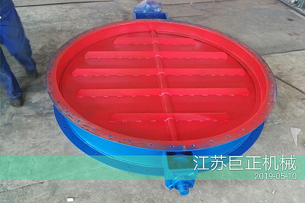 圓形擋板門(mén)（直徑150cm），順利完工