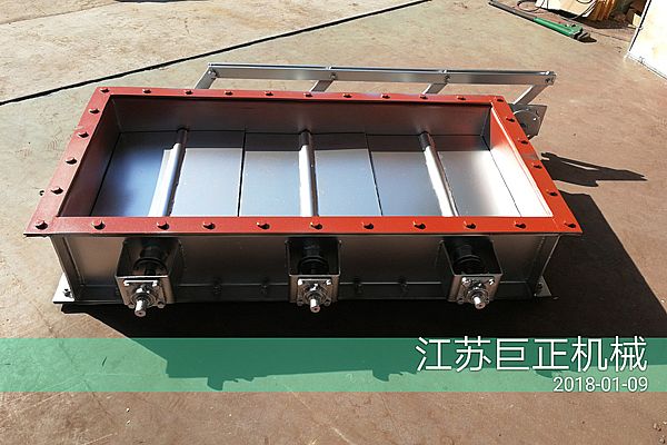 方形擋板門(mén)（寬2m）完工，待包裝發(fā)貨