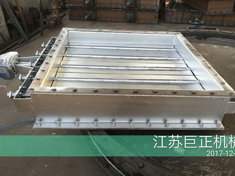 方形擋板門(mén)（寬8m）完工，待包裝