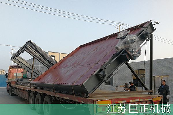 巨正機械公司擋板門，裝車發(fā)貨了