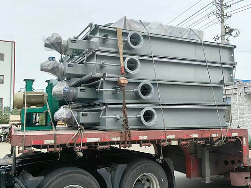 巨正機(jī)械又一批擋板門(mén)（插板門(mén)）設(shè)備完工待發(fā)貨了