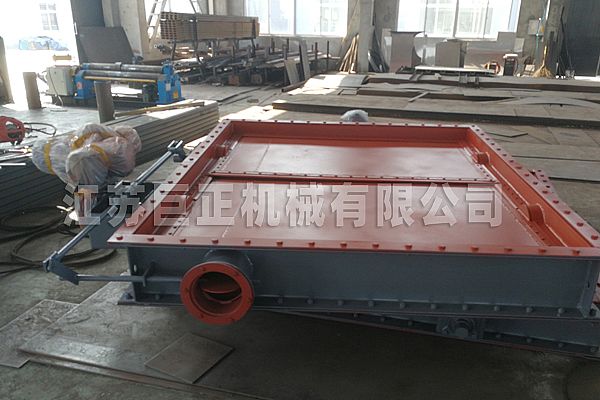 制作中的單軸擋板門(mén)，來(lái)看看