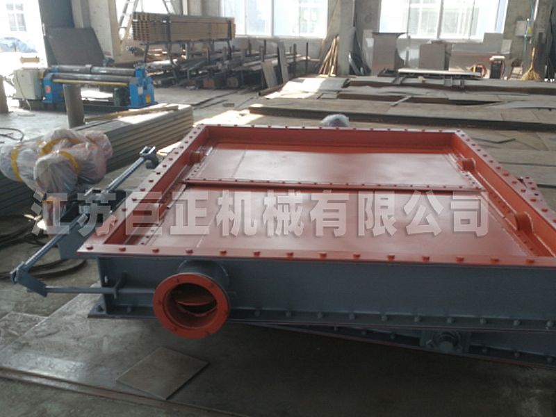 制作中的單軸擋板門，來看看